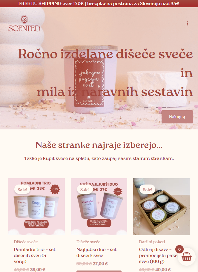 Scented - tablica
